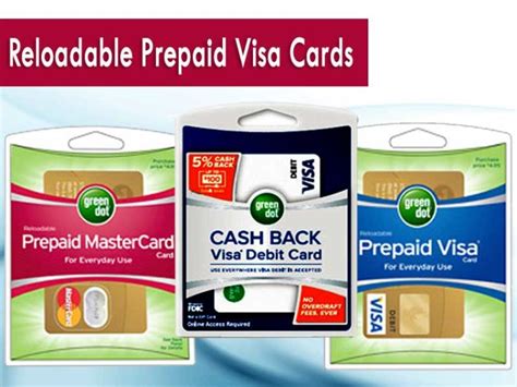 reloadable prepaid international visa card.